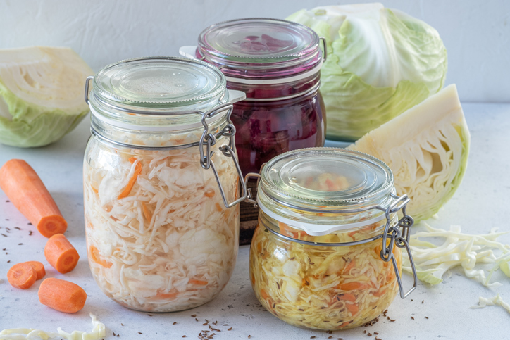 Fermentiertes Sauerkraut für den Darm