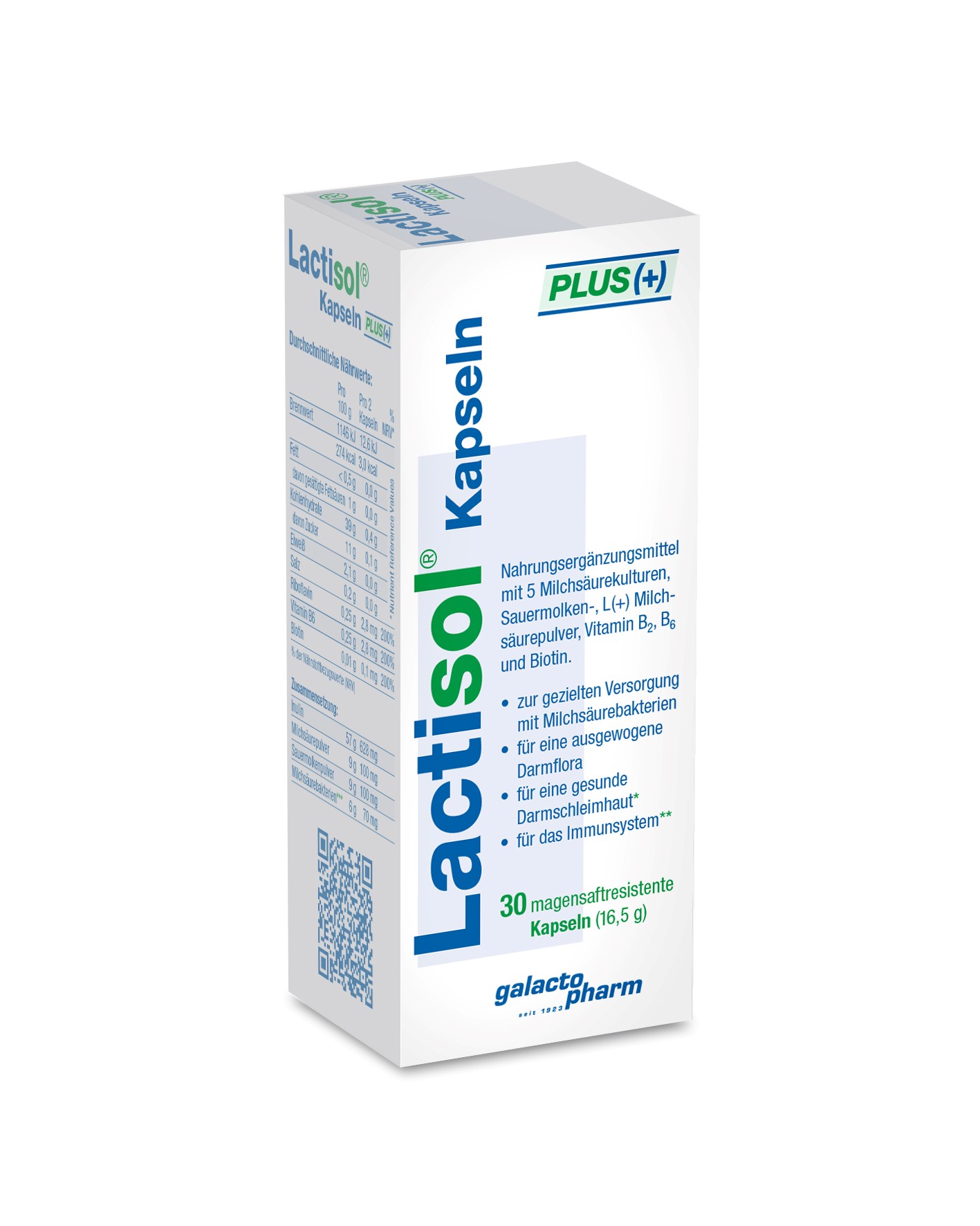 Lactisol-Kapseln-Plus-Packung Lactisol Kapseln Plus (+)
